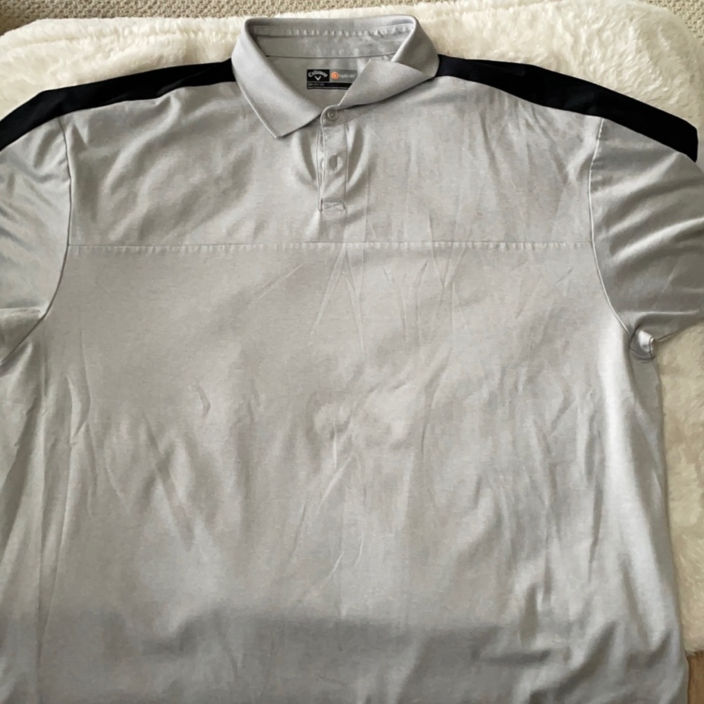 Men’s Grey Callaway Golf Polo XXL